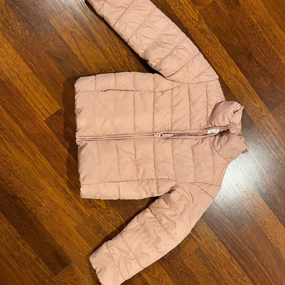 Kids Pink Puffer Jacket